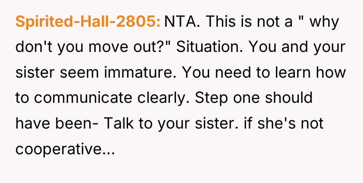 Spirited-Hall-2805 NTA. This is not a " why don't you...