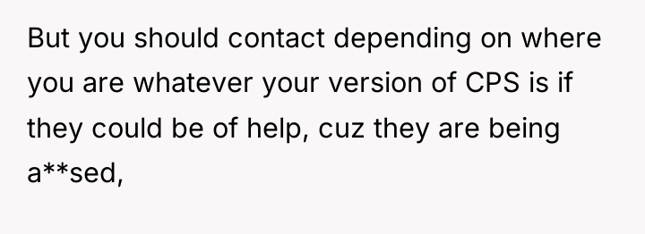 But you should contact depending on where you are whatever...