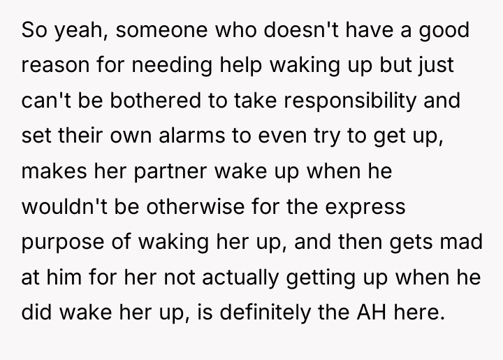 So yeah, someone who doesn't have a good reason for...
