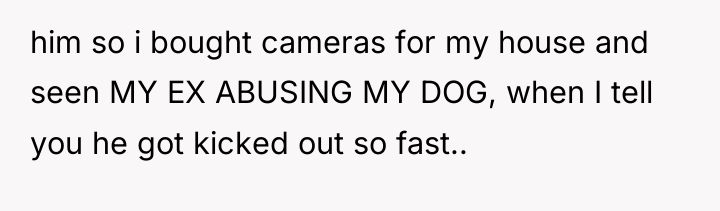him so i bought cameras for my house and seen...