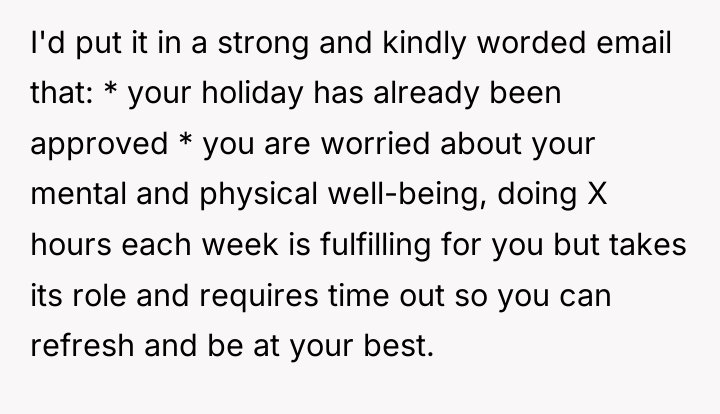 I'd put it in a strong and kindly worded email...