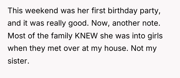 This weekend was her first birthday party, and it was...
