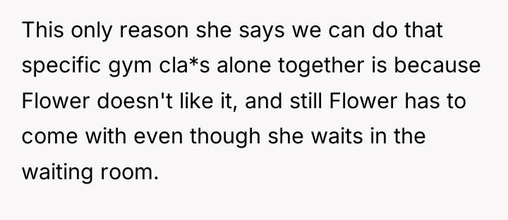 This only reason she says we can do that specific...
