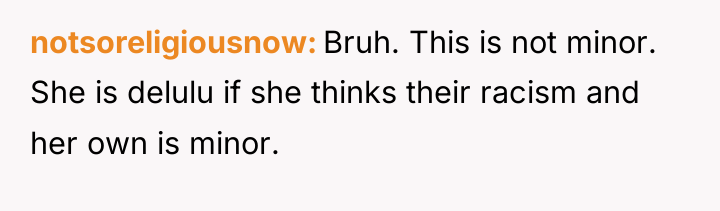 notsoreligiousnow Bruh. This is not minor. She is delulu if...