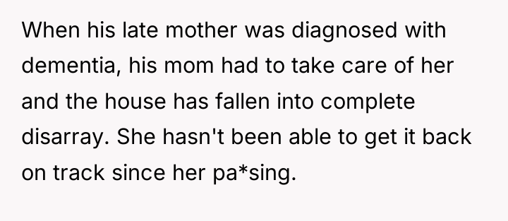 When his late mother was diagnosed with dementia, his mom...