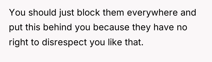 You should just block them everywhere and put this behind...