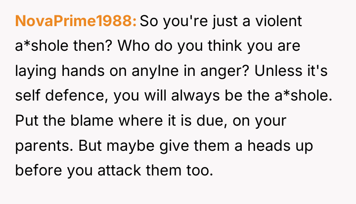 NovaPrime1988 So you're just a violent a*shole then? Who do...