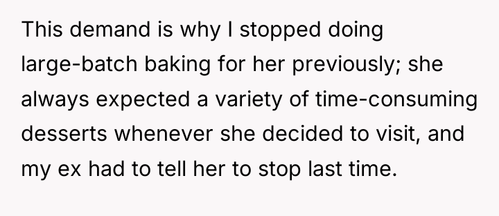 This demand is why I stopped doing large-batch baking for...