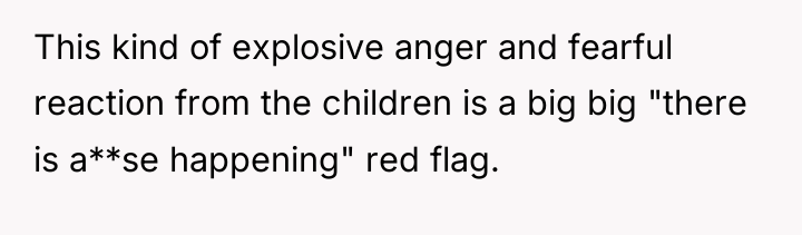 This kind of explosive anger and fearful reaction from the...