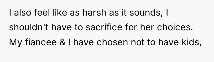 I also feel like as harsh as it sounds, I...