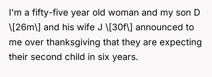 I'm a fifty-five year old woman and my son D...
