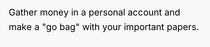 Gather money in a personal account and make a "go...