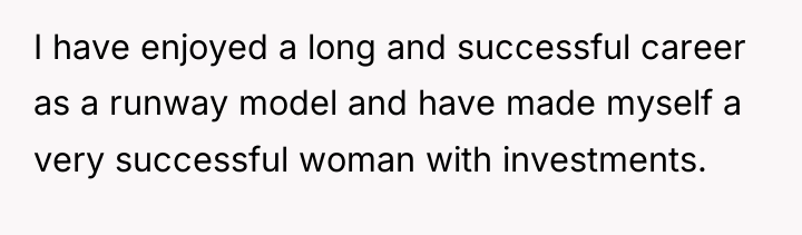 I have enjoyed a long and successful career as a...