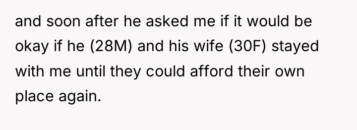 and soon after he asked me if it would be...