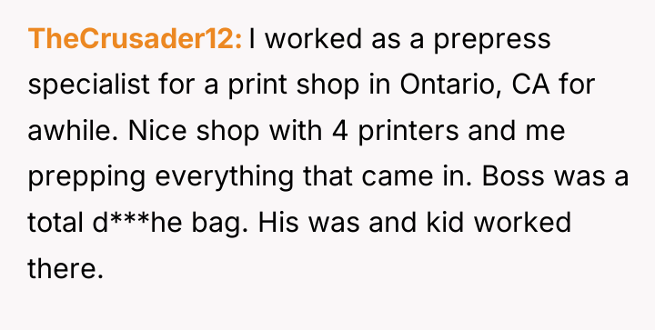 TheCrusader12 I worked as a prepress specialist for a print...