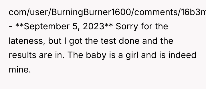com/user/BurningBurner1600/comments/16b3mff/update_2/) - **September 5, 2023** Sorry for the lateness, but...