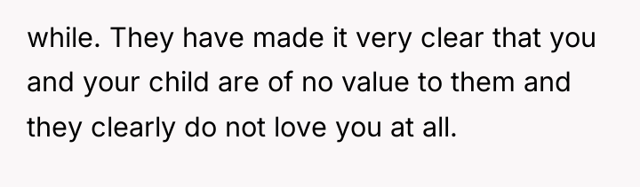 while. They have made it very clear that you and...