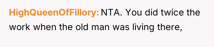 HighQueenOfFillory NTA. You did twice the work when the old...