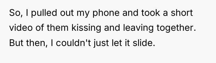 So, I pulled out my phone and took a short...