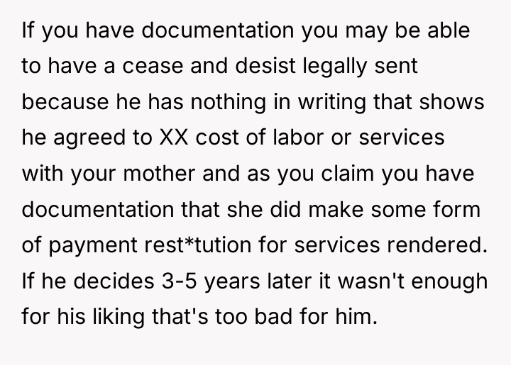 If you have documentation you may be able to have...