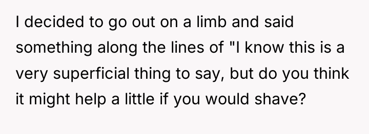 I decided to go out on a limb and said...