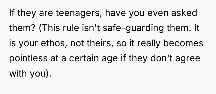 If they are teenagers, have you even asked them? (This...