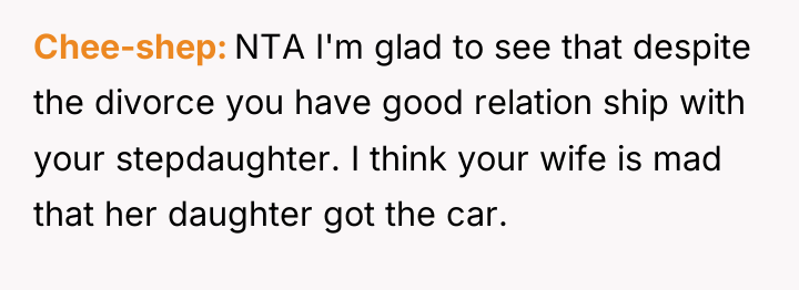 Chee-shep NTA I'm glad to see that despite the divorce...