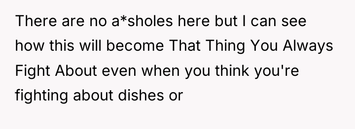 There are no a*sholes here but I can see how...