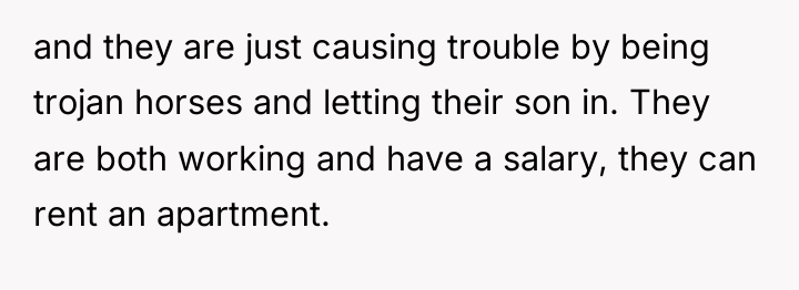 and they are just causing trouble by being trojan horses...