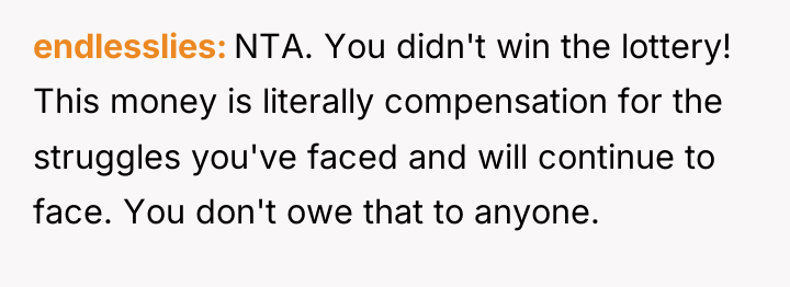 endlesslies NTA. You didn't win the lottery! This money is...