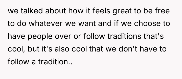 we talked about how it feels great to be free...