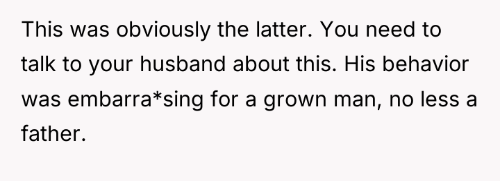 This was obviously the latter. You need to talk to...