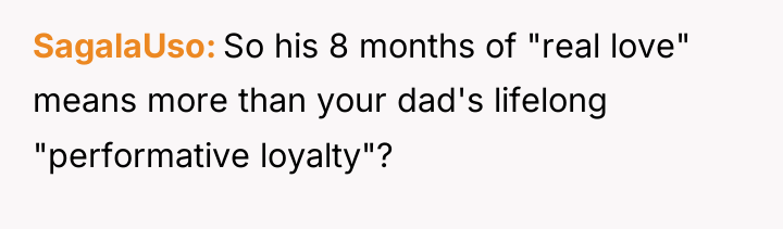SagalaUso So his 8 months of "real love" means more...