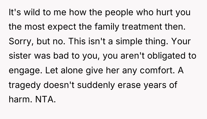 It's wild to me how the people who hurt you...