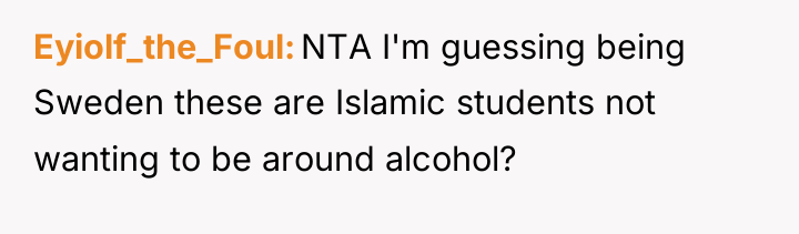 Eyiolf_the_Foul NTA I'm guessing being Sweden these are Islamic students...