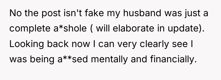 No the post isn't fake my husband was just a...