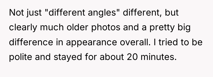 Not just "different angles" different, but clearly much older photos...