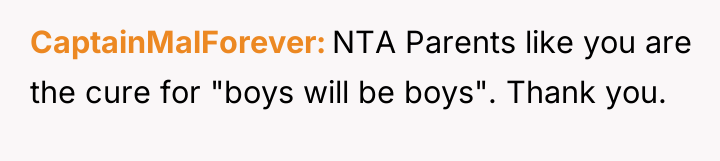 CaptainMalForever NTA Parents like you are the cure for "boys...