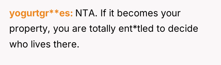 yogurtgr**es NTA. If it becomes your property, you are totally...