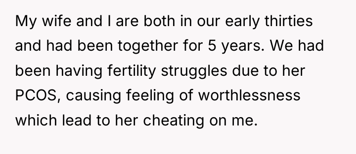 My wife and I are both in our early thirties...
