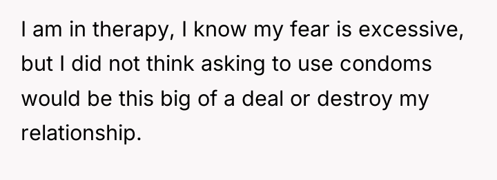 I am in therapy, I know my fear is excessive,...
