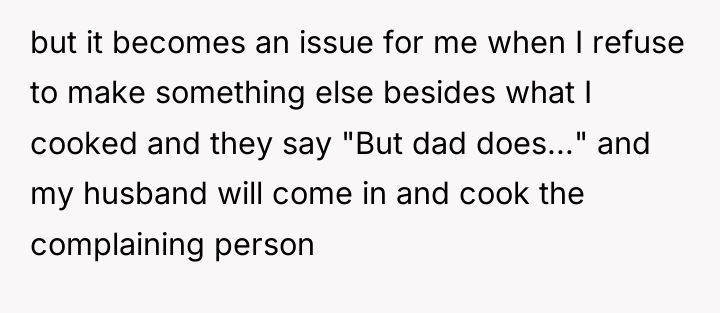 but it becomes an issue for me when I refuse...