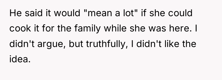 He said it would "mean a lot" if she could...