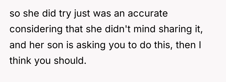 so she did try just was an accurate considering that...