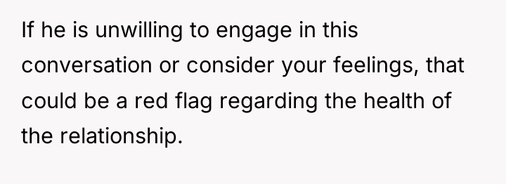 If he is unwilling to engage in this conversation or...