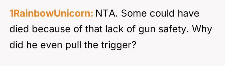 1RainbowUnicorn NTA. Some could have died because of that lack...