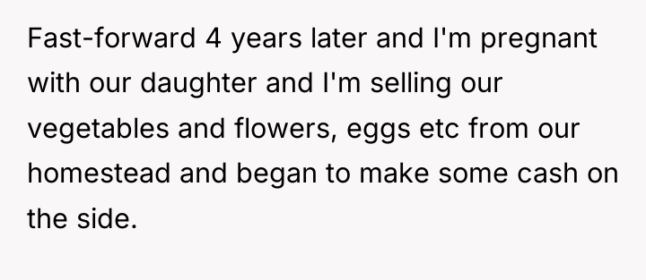 Fast-forward 4 years later and I'm pregnant with our daughter...