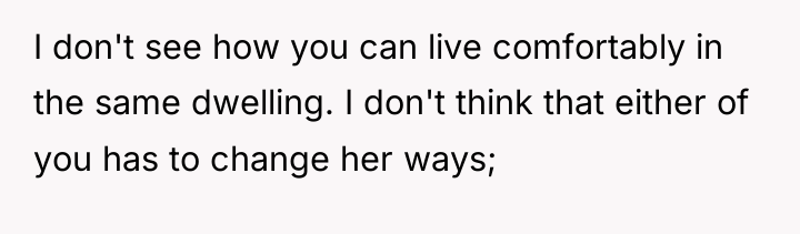 I don't see how you can live comfortably in the...