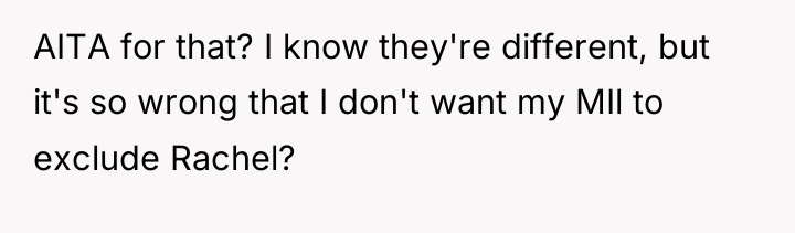AITA for that? I know they're different, but it's so...