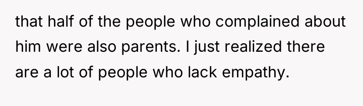 that half of the people who complained about him were...